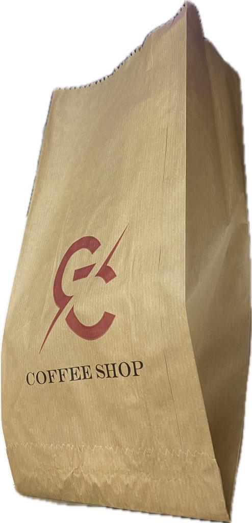 Fırsat Ürünü Kese Kağıdı Çizgili Baskısız Şamua Kraft Coffe Shop 15 X 33 1 Koli 15 Kilo