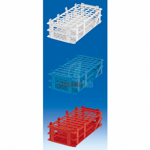 Tüp Standı (Pp) 5X11, 55 Tüp İçin  Beyaz Renk Ø 16 mm