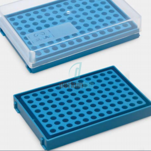 PCR tüp standı - 96 delikli - mor