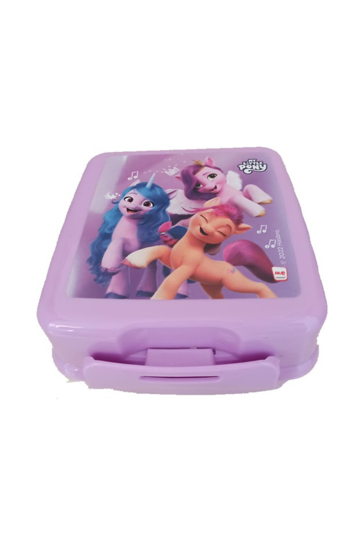 My Little Pony 22771 Çatal Kaşıklı 4 Bölmeli Lila Beslenme Kabı