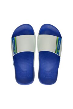 Havaianas Slide Brasil Erkek Beyaz Mavi Terlik 4147319-2711