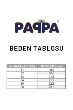 Paqpa Kız Çocuk Siyah Deri Bot Yazılı F1823