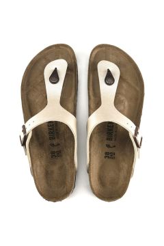 Birkenstock Gizeh BF Kadın Krem Mantar Terlik 943871