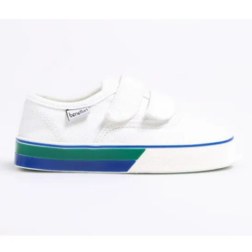 Benetton Çocuk Beyaz Keten Ayakkabı BN30960-01