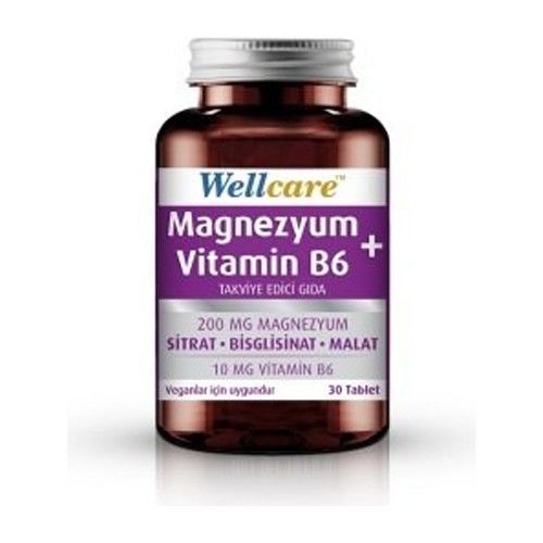 Wellcare Magnezyum Vitamin-B6 30 Tablet