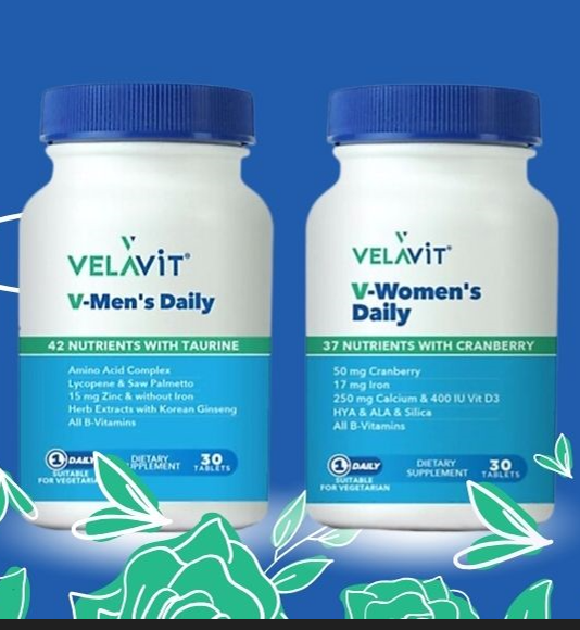 Velavit V-Womens Daily 30 Tablet + Velavit V-Mens Daily 30 Tablet