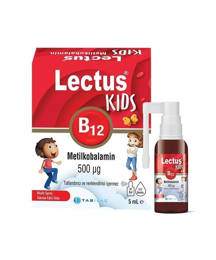 Lectus Kids B12 Metilkobalamin 500 mcg Sprey 5 ml