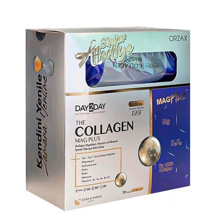 Day2Day The Collagen Mag Plus 30 Saşe Shaker Hediye