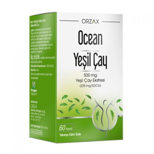 Ocean Green Tea 500mg 60 Kapsül