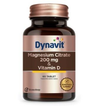 Dynavit Magnesium Citrate 200mg 60 Tablet