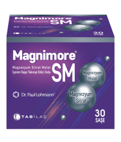 Magnimore-SM Magnezyum Sitrat + Malat 30 Saşe