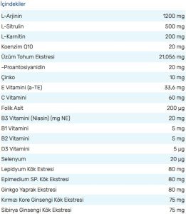 Velavit V-Arginmen 120 Kapsül