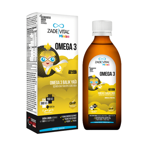 Zade Vital Miniza Omega-3 Balık Yağı 150 ml