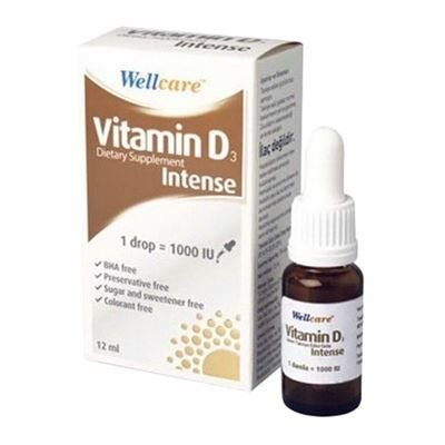Wellcare Vitamin-D3 Intense 1000 iu Damla 12 ml