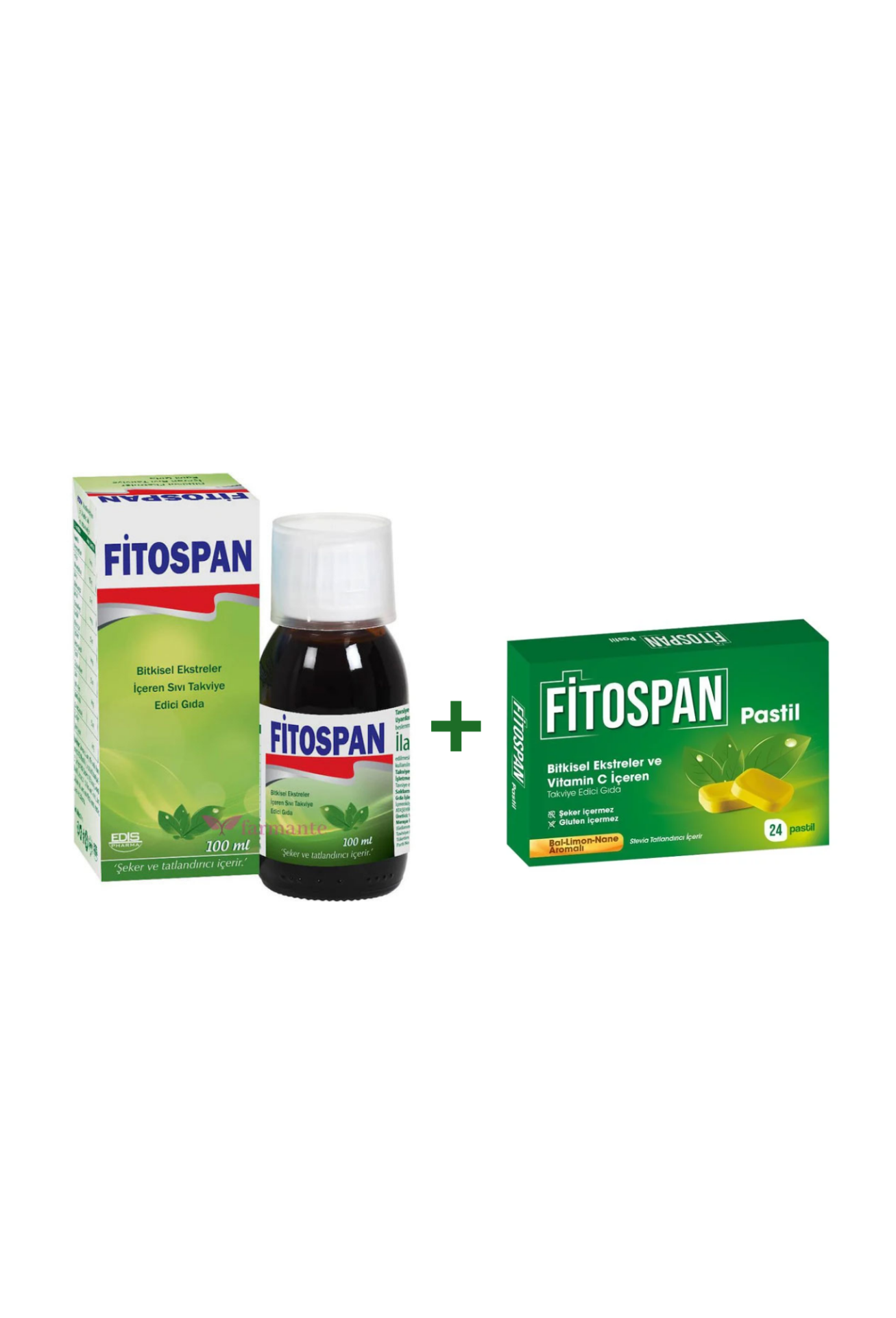 Fitospan Şurup 100 ml + Fitospan Pastil 24 adet