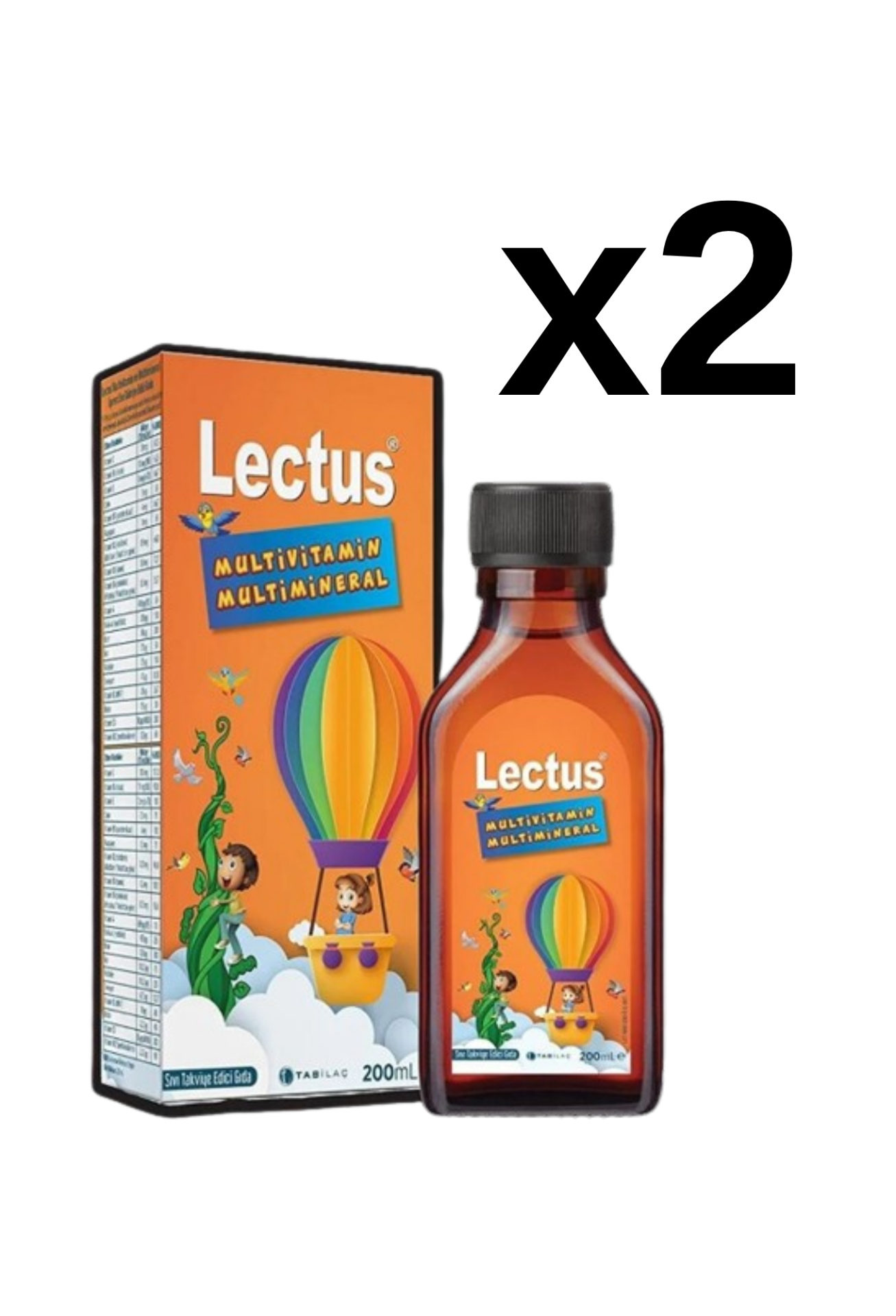 Lectus Multivitamin Şurup 150ml+150ml 2'li Paket