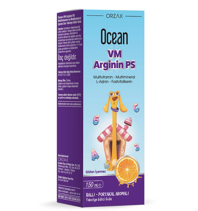 Ocean VM Arginin-PS  Şurup 150 ml