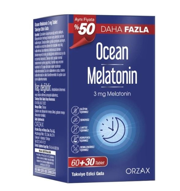 Ocean Melatonin 60+30=90 Tablet