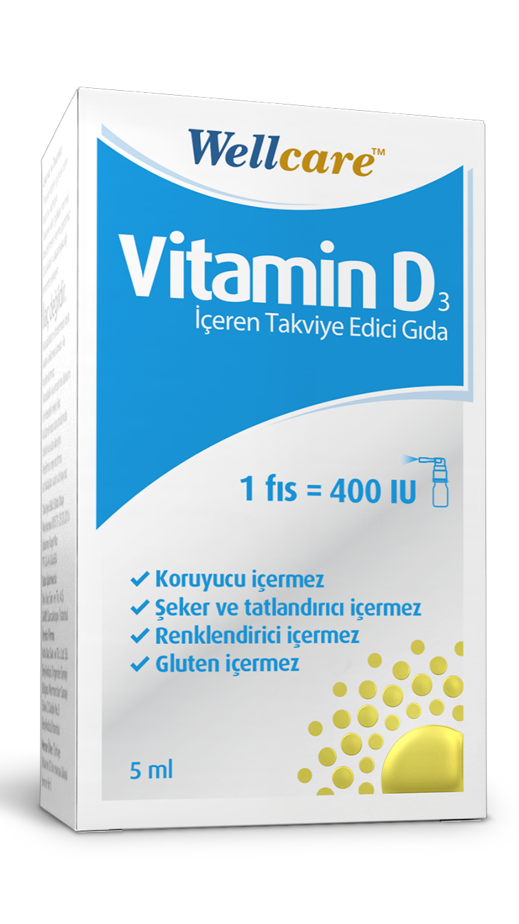 Wellcare Vitamin-D3 400 iu 5 ml Sprey