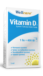 Wellcare Vitamin-D3 400 iu 5 ml Sprey