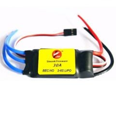 DR-001 30A ESC 2-6S Simonk Brushless (Fırçasız) Motor Sürücü