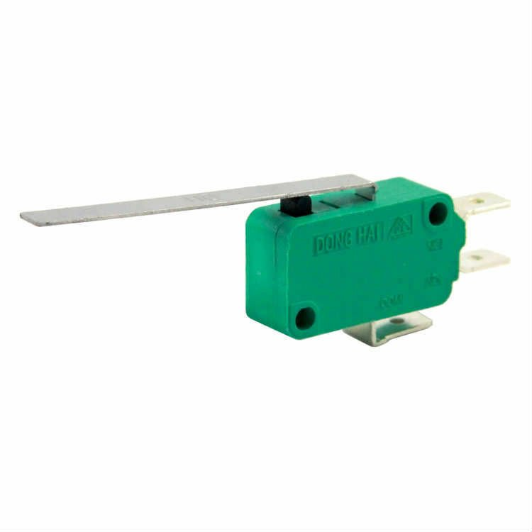 Micro Switch Uzun Paletli Yeşil (220V 16A) 100Adet