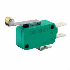 Micro Switch Uzun Makaralı Yeşil (220V 16A) 100Adet