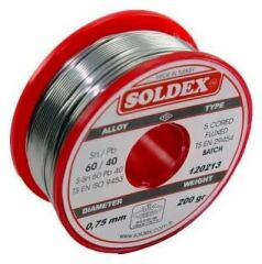 Soldex 0.75mm 200gram 60/40 lehim teli