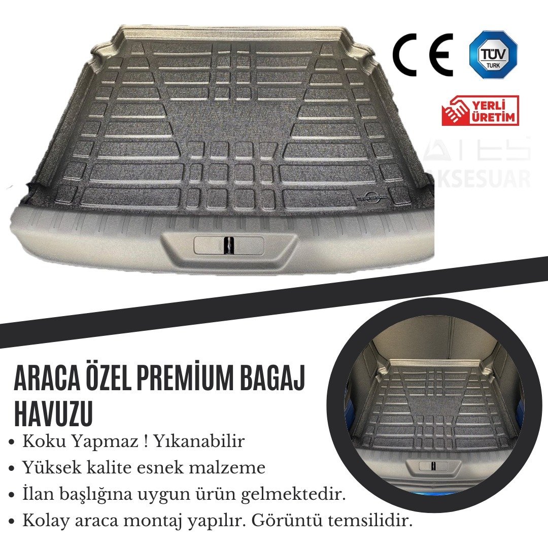 Ford Focus 4 Premium Bagaj Havuzu SEDAN Kalın Stepneli 2015-2019