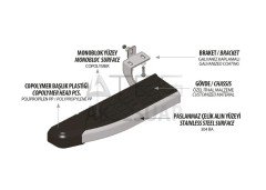 Fiat Doblo 2 Armada Yan Basamak Alüminyum Kısa Şase 2010-2015 Arası