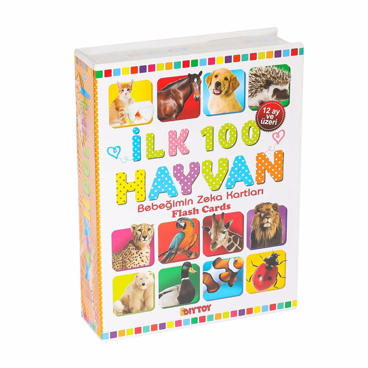 1741 FLASH CARD İLK 100 HAYVANLAR EĞİTİCİ KARTLAR