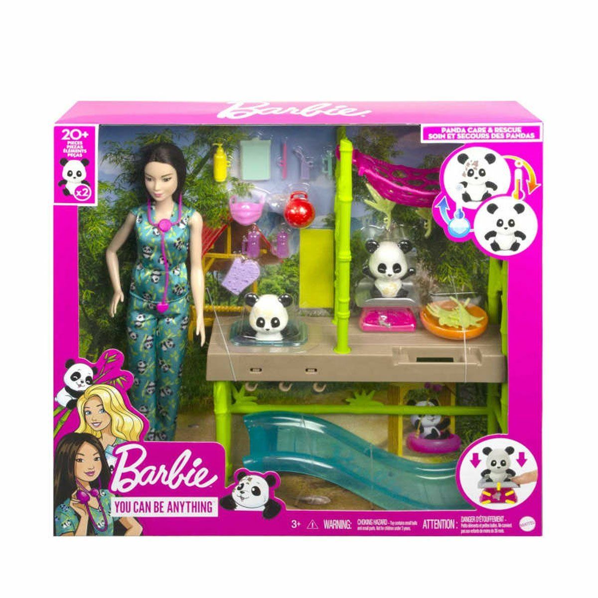 HKT77 Barbie Panda Bakımı Oyun Seti