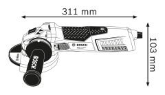 Bosch Professional GWS 19-125 CIE 1900 Watt Avuç Taşlama Makinesi