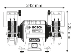 Bosch Professional GBG 35-15 350 Watt Taş Motoru