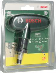 Bosch DIY 10 Parça Cırcırlı Cep Tornavidası