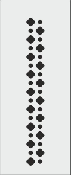 N002 - N STENCİL (10X25)