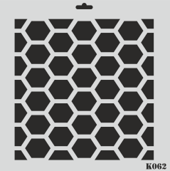 K062 - K STENCİL (25X25)