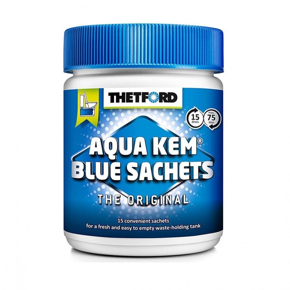 Thetford Aqua Kem Blue Sachets Konsantre MaviToz (15 Poşet)