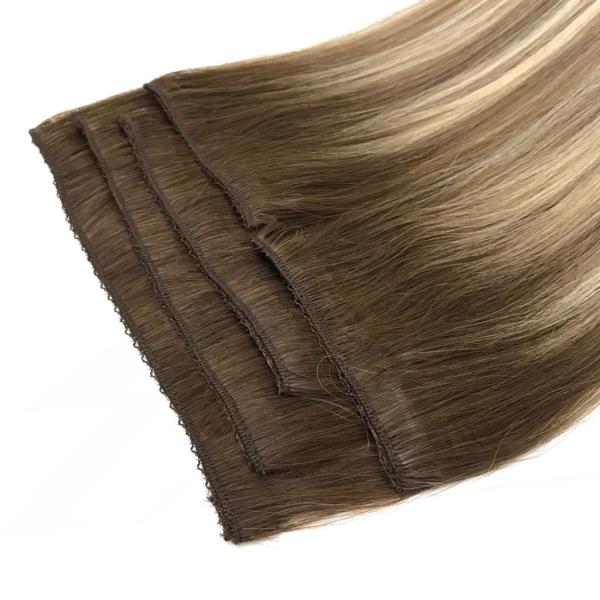 5 Parça Çıt Çıt Saç #6A-8A-613 California Blonde Ombre & Röfle