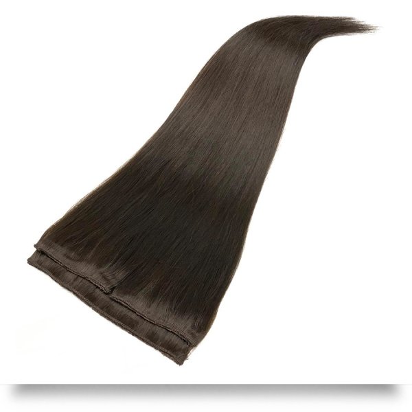 3 Parça Yarımay Çıt Çıt Saç #4.1 Dark Ash Brown