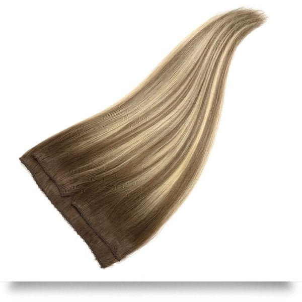 3 Parça Yarımay Çıt Çıt Saç #6A-8A-613 California Blonde Ombre & Röfle