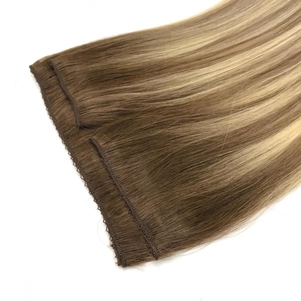 3 Parça Yarımay Çıt Çıt Saç #6A-8A-613 California Blonde Ombre & Röfle