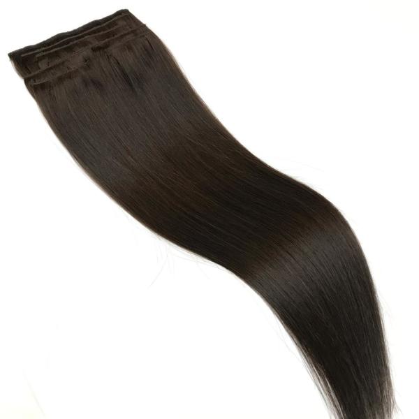 8 Parça Ombre Röfle Çıt Çıt Saç #4.1 Dark Ash Brown