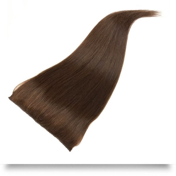 Tek Parça 28,5cm 5 Tokalı Çıt Çıt Saç #6 Chestnut Brown