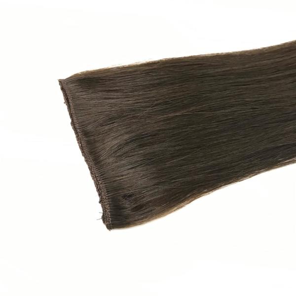 Tek Parça 2 Tokalı Çıt Çıt Saç #4.1 Dark Ash Brown