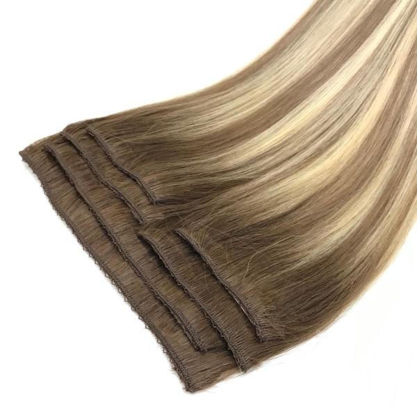 6 Parça Çıt Çıt Saç #6A-8A-613 California Blonde Ombre & Röfle