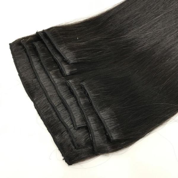 8 Parça Ombre Röfle Çıt Çıt Saç #1B Natural Black