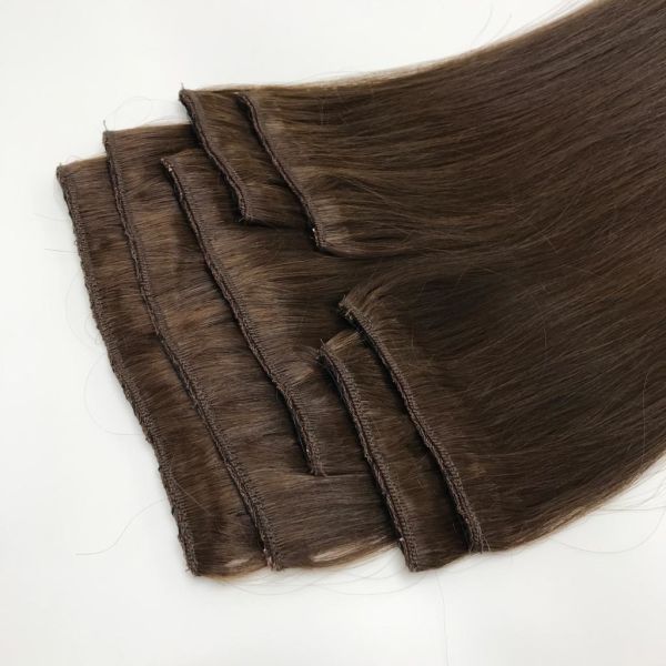 8 Parça Ombre Röfle Çıt Çıt Saç #5N Light Brown