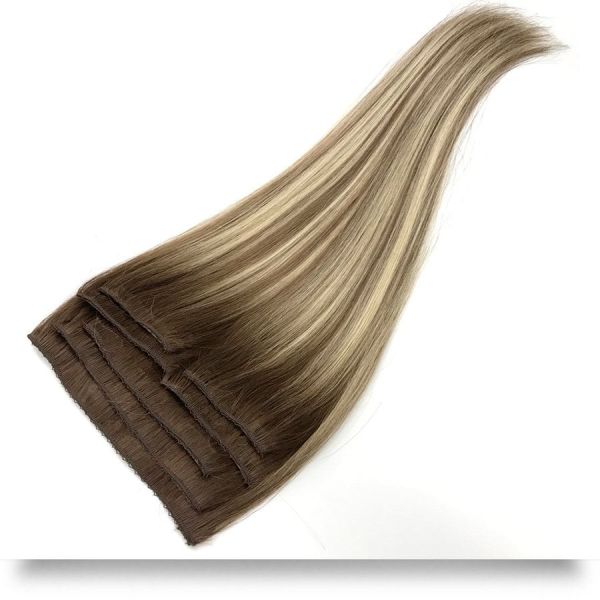 8 Parça Ombre Röfle Çıt Çıt Saç #6A-#8A-#613 California Blonde Ombre