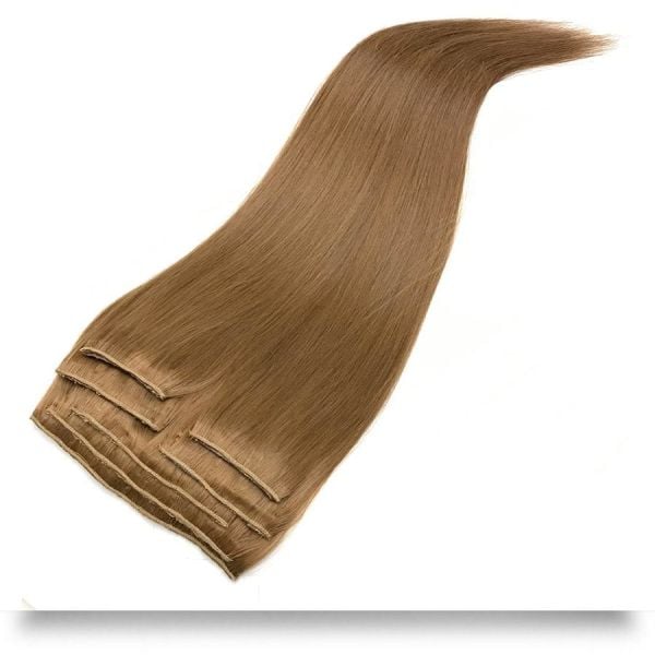 8 Parça Ombre Röfle Çıt Çıt Saç #7N Medium Blonde